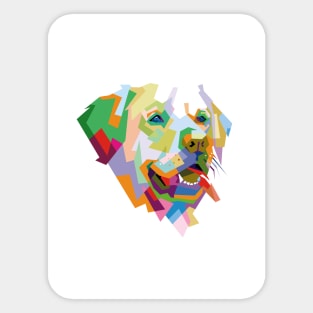 dog head Sticker